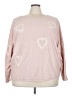 Aaeda Hearts Pink Pullover Sweater Size 3X - photo 1