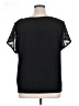 Amaryllis Black Short Sleeve Top Size 1X - photo 2