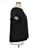 Amaryllis Black Short Sleeve Top Size 1X - photo 4