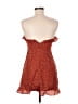 showpo 100% Polyester Polka Dots Red Casual Dress Size 6 - photo 2