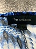 AB Studio Blue Short Sleeve Blouse Size L - photo 4