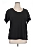 Falls Creek Black Short Sleeve Top Size XL - photo 1