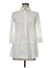 Mcginn Ivory 3/4 Sleeve Button-Down Shirt Size M - photo 1