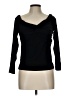 Ann Taylor LOFT Black Long Sleeve Top Size L - photo 1