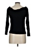 Ann Taylor LOFT Black Long Sleeve Top Size L - photo 2