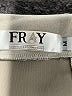 Fray Solid Gray Faux Leather Skirt Size M - photo 4