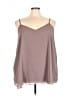 Torrid 100% Polyester Gray Sleeveless Blouse Size 4X Plus (4) - photo 1