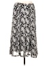 Ashley Blue Animal Print Silver Casual Skirt Size L - photo 1