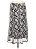 Ashley Blue Animal Print Silver Casual Skirt Size L - photo 2