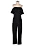 Eliza J Solid Black Jumpsuit Size 4 - photo 1