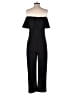 Eliza J Solid Black Jumpsuit Size 4 - photo 2