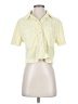 Ugg Yellow Short Sleeve Blouse Size XS - photo 1