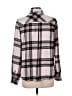 Maurices Plaid Gray Long Sleeve Button-Down Shirt Size L - photo 2