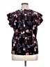 a.n.a. A New Approach Black Short Sleeve Blouse Size XL - photo 2