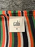 CAbi 100% Polyester Stripes Brown Long Sleeve Blouse Size M - photo 7
