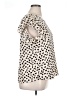 Shein Curve 100% Polyester Ivory Short Sleeve Blouse Size 1X - photo 4