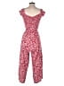 AaKaa Hearts Red Jumpsuit Size S - photo 2