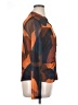 Les Serein Print Orange Long Sleeve Blouse Size XL - photo 4