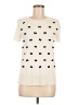 Only Mine Ivory Short Sleeve Top Size M - photo 1