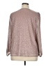 Nine West Metallic Silver Long Sleeve Blouse Size 0X - photo 2