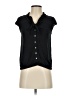 Ric Rac 100% Modal Black Sleeveless Button-Down Shirt Size XS - photo 1