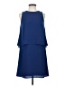 BCBGMAXAZRIA 100% Polyester Solid Blue Cocktail Dress Size 0 - photo 1
