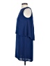 BCBGMAXAZRIA 100% Polyester Solid Blue Cocktail Dress Size 0 - photo 5