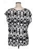 Forever 21 Plus 100% Polyester Black Short Sleeve Blouse Size XL Plus - photo 2