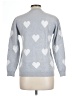 Unbranded Hearts Silver Pullover Sweater Size L - photo 2