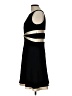 Ann Taylor 100% Polyester Solid Black Cocktail Dress Size 10 (petite) - photo 5