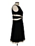 Ann Taylor 100% Polyester Solid Black Cocktail Dress Size 10 (petite) - photo 4