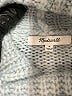 Madewell Chevron-herringbone Blue Pullover Sweater Size M - photo 7