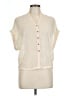 Annabelle 100% Polyester Ivory Short Sleeve Blouse Size L - photo 1