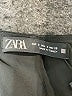 Zara 100% Polyester Camo Black Casual Skirt Size S - photo 3