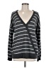 Vanilla Bay Stripes Gray Pullover Sweater Size L - photo 1