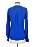 Express 100% Polyester Blue 3/4 Sleeve Blouse Size XS - photo 2