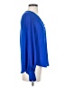 Express 100% Polyester Blue 3/4 Sleeve Blouse Size XS - photo 4