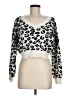 Fashion Nova Animal Print White Pullover Sweater Size M - photo 1