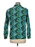 Assorted Brands Floral Green Long Sleeve Blouse Size 8 - photo 2