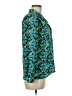 Assorted Brands Floral Green Long Sleeve Blouse Size 8 - photo 4