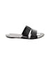 J.Crew Silver Black Sandals Size 7 - photo 1