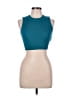 Happily Grey 100% Polyester Teal Tank Top Size L - photo 1