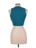 Happily Grey 100% Polyester Teal Tank Top Size L - photo 2