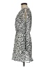 Great Jones 100% Polyester Animal Print Silver Casual Dress Size M - photo 5