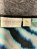 Bisou Bisou 100% Polyester Blue 3/4 Sleeve Blouse Size XL - photo 7
