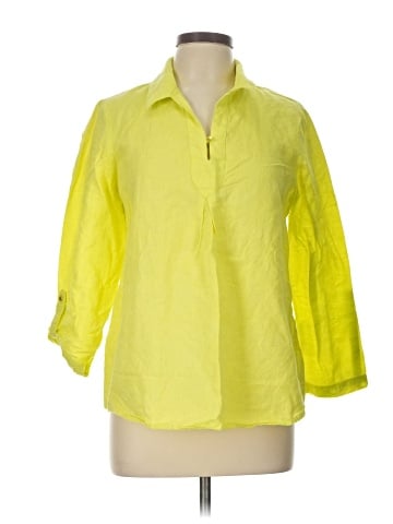 Ellen Tracy 3/4 Sleeve Button-Down Shirt (view 1)