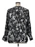 Counterparts 100% Polyester Silver Long Sleeve Blouse Size XL - photo 2