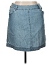 Chaps 100% Cotton Blue Denim Skirt Size 14 (petite) - photo 1