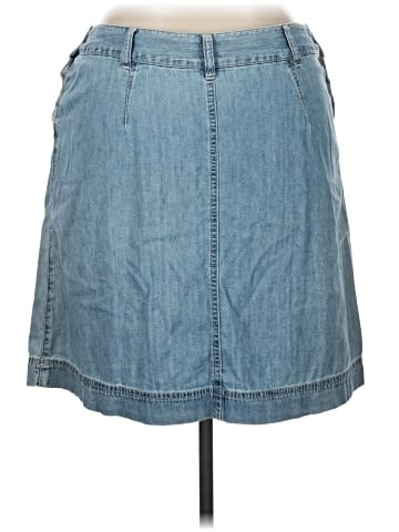 Chaps Denim Skirt (view 2)