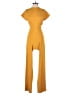GB Solid Yellow Jumpsuit Size S - photo 1